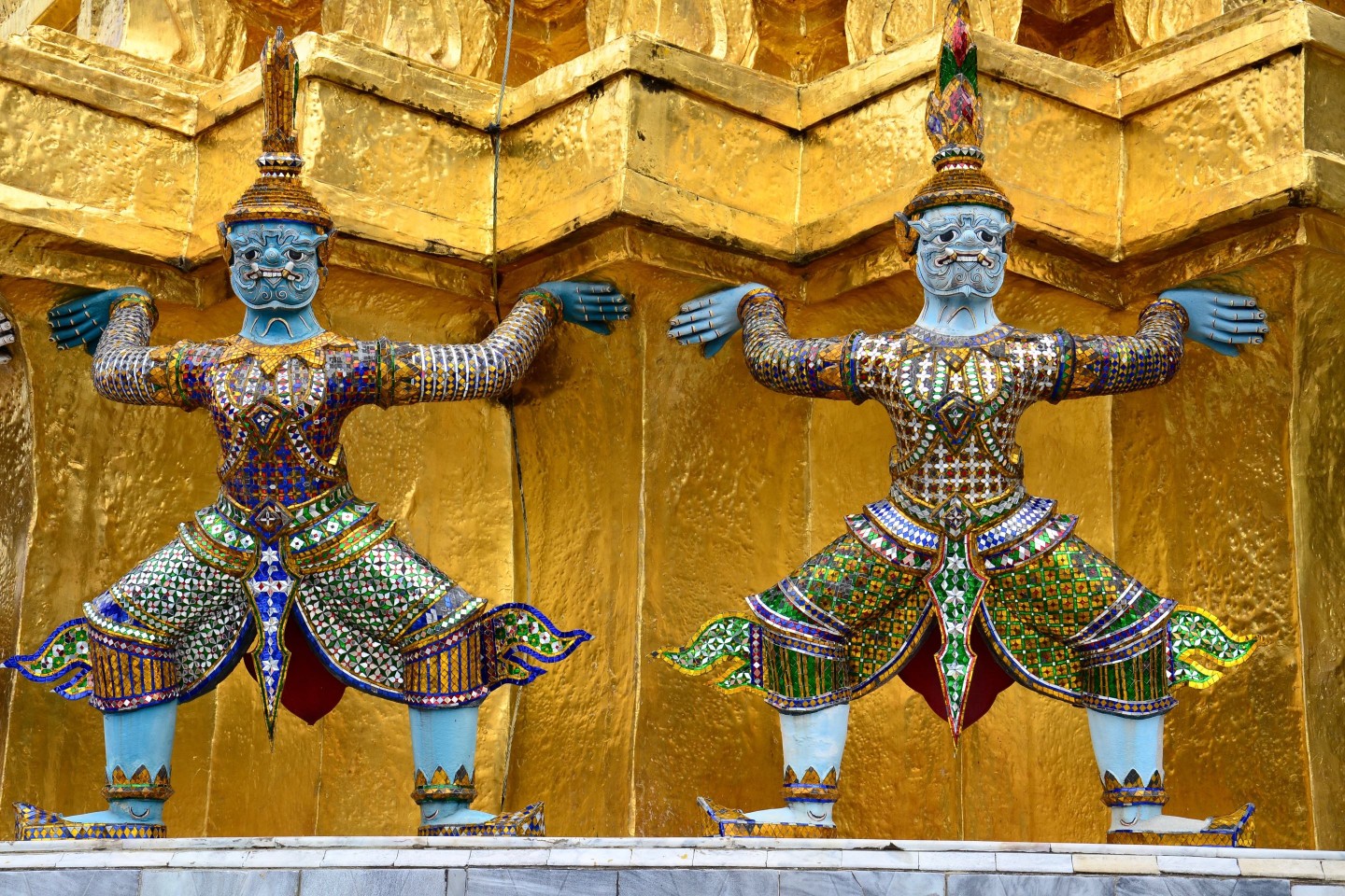 The Temple of the Emerald Buddha or Wat Phra Kaew
