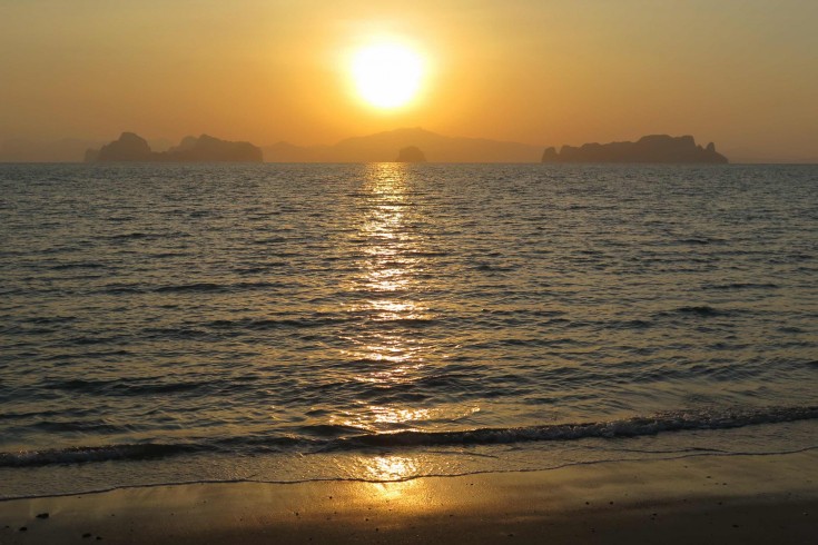 Sunrise from Lom Lae beach Photo by: Lana Willocks