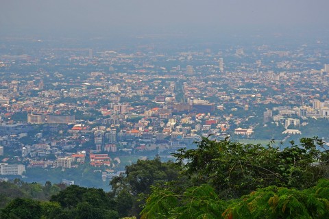 Looking back to Chiang Mai. Photo by: Mark Ord
