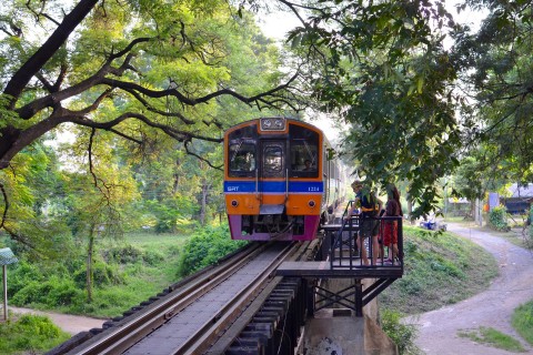 Exploring Kanchanaburi by train